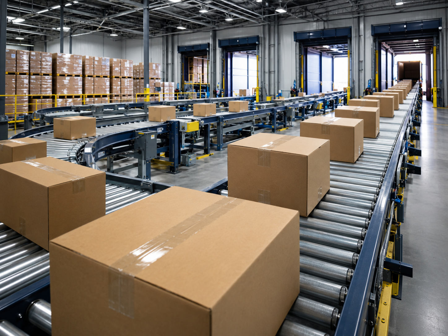 Aplicación de cintas BOPP en distribución