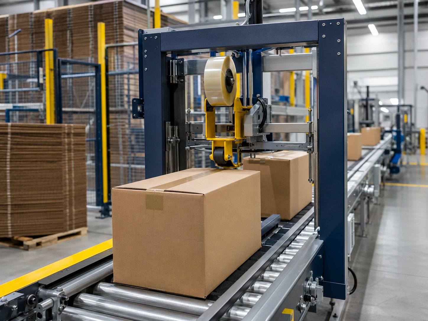 Aplicación de cintas BOPP en manufactura