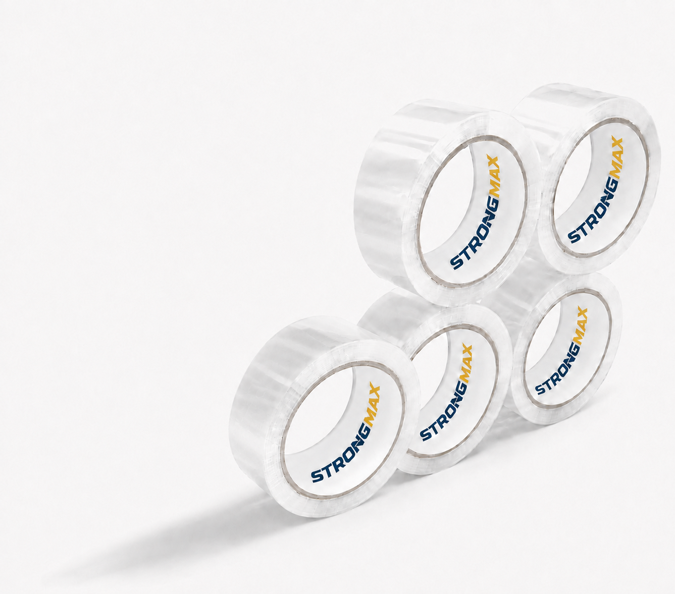 Rollos de cinta BOPP Crystal Super Clear StrongMax